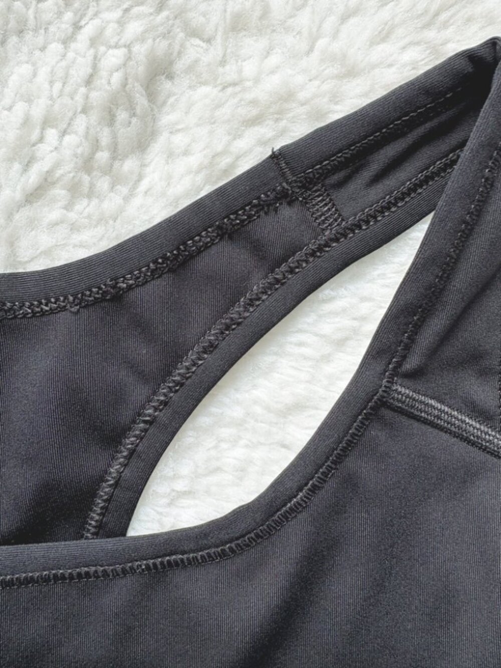 Nike Dri-FIT Sports Bra Black Racerback Size M Medium BV3636-010 Gym Yoga - Picture 6 of 10
